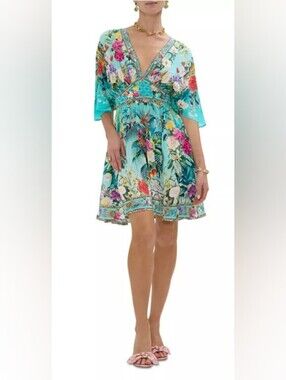 Camilla Garden Of Queluz Silk Mini Dress Size XS